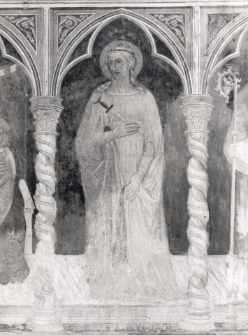 Anonimo — Martino di Bartolomeo di Biagio - sec. XIV - Sant'Agata — particolare, Università degli Studi di Pisa